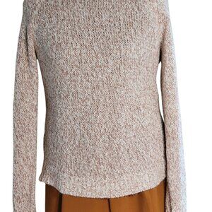 Loft Blush-Cream Marled Sweater – Soft Hearthlight Knit
